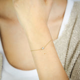Luminesce Lab Grown 1/6 Carat Diamond Bracelet in 9ct Yellow Gold