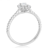 Luminesce Lab Grown 1/2 Carat Diamond ring in 9ct White Gold