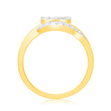 Luminesce Lab Grown 1 Carat Diamond Ring in 9ct Yellow Gold