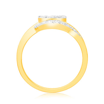 Luminesce Lab Grown 1 Carat Diamond Ring in 9ct Yellow Gold