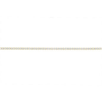 Luminesce Lab Grown 2 Carats Diamond Tennis Bracelet in 10ct Yellow Gold