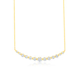 Luminesce Lab Grown 1 Carat Diamond 41cm Necklace in 9ct Yellow Gold