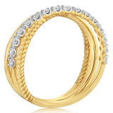 Luminesce Lab Grown 1/4 Carat Diamond Ring in 9ct Yellow Gold