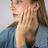 Luminesce Lab Grown 7 Diamond Eternity Ring in 9ct Yellow Gold