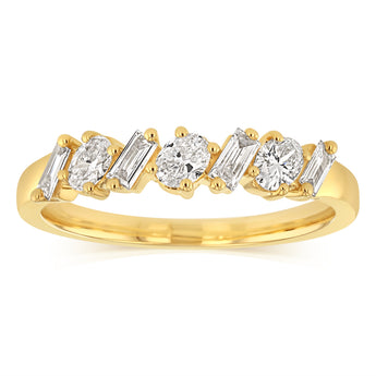Luminesce Lab Grown 0.40 Carat Diamond Ring in 9ct Yellow Gold