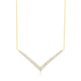 Luminesce Lab Grown 1/2 Carat Diamond 42cm Necklace in 9ct Yellow Gold