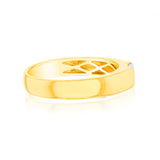 Luminesce Lab Grown 1/2 Carat Diamond Gents Ring in 9ct Yellow Gold