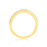 Luminesce Lab Grown Diamond Ring in 9ct Yellow Gold