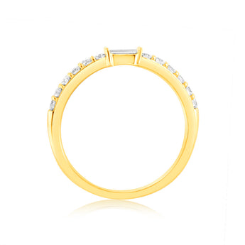 Luminesce Lab Grown Diamond Ring in 9ct Yellow Gold