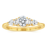 Luminesce Lab Grown 3/4 Carat Diamond Ring in 9ct Yellow Gold