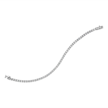 Luminesce Lab Grown 3 Carat Diamond Tennis Bracelet in 9ct White Gold