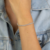 Luminesce Lab Grown 3 Carat Diamond Tennis Bracelet in 9ct White Gold