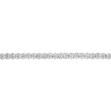 Luminesce Lab Grown 4 Carat Diamond Tennis Bracelet in 9ct White Gold