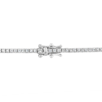 Luminesce Lab Grown 1 Carat Diamond Tennis Bracelet in Sterling Silver