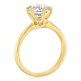 Luminesce Lab Grown 1.5 Carat Diamond Solitaire Ring in 9ct Yellow Gold