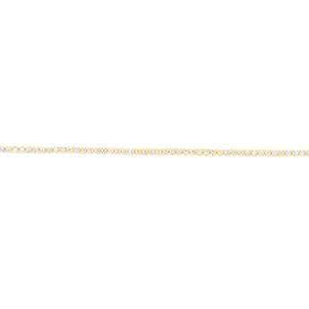 Luminesce Lab Grown 2 Carats Diamond Tennis Bracelet in Gold Plated Silver