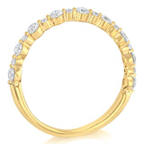 Luminesce Lab Grown Diamond 1/2 Carat Eternity Ring in 9ct Yellow Gold