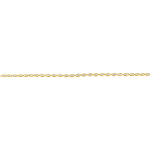 Luminesce Lab Grown Diamond 1 Carat Fancy Bracelet in 9ct Yellow Gold