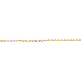 Luminesce Lab Grown Diamond 1 Carat Fancy Bracelet in 9ct Yellow Gold