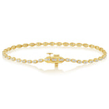 Luminesce Lab Grown Diamond 1 Carat Fancy Bracelet in 9ct Yellow Gold