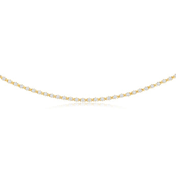Luminesce Lab Grown 1 Carat Diamond Necklace in 9ct Yellow Gold