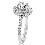 Luminesce Lab Grown Diamond 1.5 Carat Solitaire Fancy Ring in 9ct White Gold