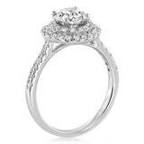 Luminesce Lab Grown Diamond 1.5 Carat Solitaire Fancy Ring in 9ct White Gold