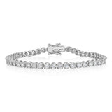 Luminesce Lab Grown 2 Carat Diamond Tennis Necklace in 9ct Yellow Gold