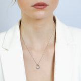 Luminesce Lab Grown 1/10 Carat Diamond Pendant on 45cm Chain in Sterling Silver