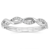 Luminesce Lab Grown 1/10 Carat Diamond Ring in Sterling Silver