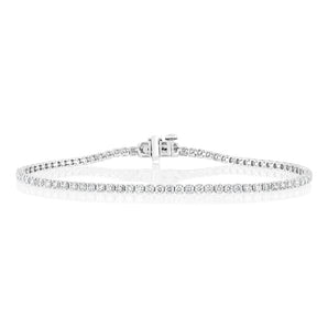 Luminesce Lab Grown 2 Carat Diamond Tennis Bracelet in Platinum