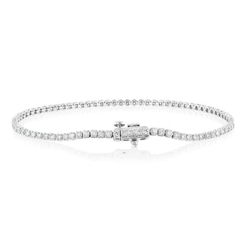 Luminesce Lab Grown 2 Carat Diamond Tennis Bracelet in Platinum
