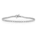Luminesce Lab Grown 4 Carat Diamond Tennis Bracelet in Platinum