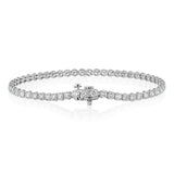 Luminesce Lab Grown 4 Carat Diamond Tennis Bracelet in Platinum