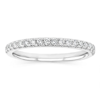 Luminesce Lab Grown 0.29 Carat Diamond Eternity Straight Ring in Platinum