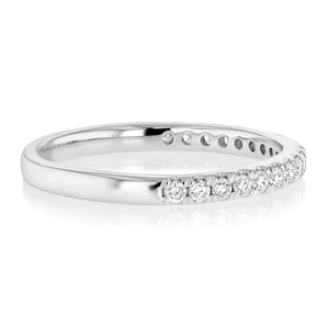 Luminesce Lab Grown 0.29 Carat Diamond Eternity Straight Ring in Platinum