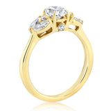 Luminesce Lab Grown 1.20 Carat Diamond Oval Ring in 9ct Yellow Gold