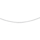 Luminesce Lab Grown 6 Carat Diamond Adjustable Tennis Necklace in Sterling SIlver