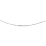 Luminesce Lab Grown 10 Carat Adjustable Tennis Necklace in Sterling Silver