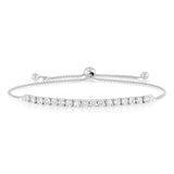 Luminesce Lab Grown 2 Carat Diamond Bolo Bracelet in Sterling SIlver