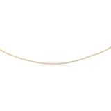 Luminesce Lab Grown 4 Carats Diamond Necklace 45cm in 9ct Yellow Gold