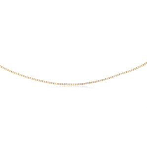 Luminesce Lab Grown 4 Carats Diamond Necklace 45cm in 9ct Yellow Gold