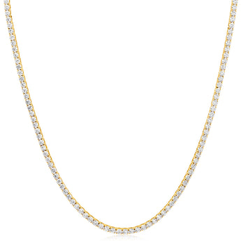 SPO FN LUMINESCE LAB GROWN TW=12.60-12.69CT 154BRIL GH SI TEN NECKLACE 45.5CM 9Y