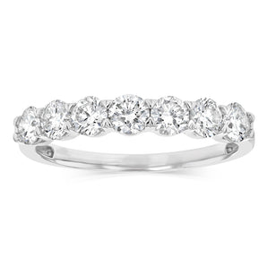 Luminesce Lab Grown 1 Carat Eternity Ring in Sterling Silver