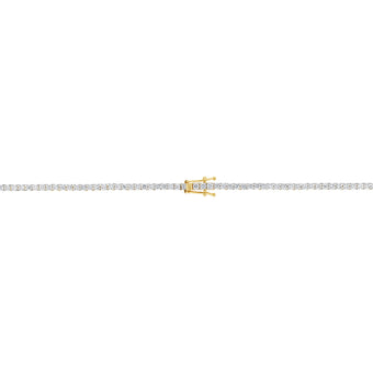 Luminesce Lab Grown 10 Carat Diamond Tennis Necklace in Sterling Silver