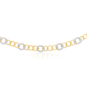 Luminesce Lab Grown 4.5 Carat Diamond Necklace in 9ct Yellow Gold
