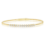 Luminesce Lab Grown 0.60 Carat Diamond Bangle in 9ct Yellow Gold