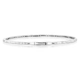 Luminesce Lab Grown 1/6 Carats Diamond Bangle in Sterling Silver