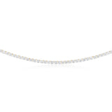 Luminesce Lab Grown 20 Carats Diamond Tennis Necklace in 9ct Yellow Gold
