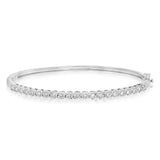 Luminesce Lab Grown 1 Carat Diamond Bangle in Sterling Silver